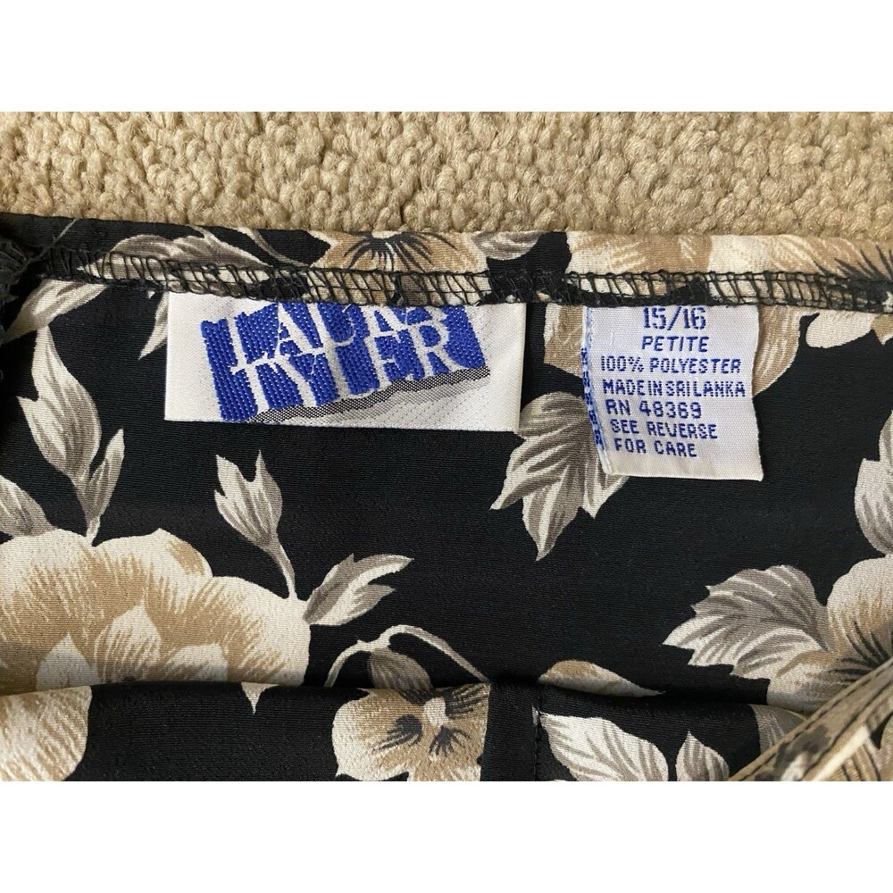 Vintage 90s/Y2K Laura Tyler Floral Maxi Skirt Whimsigoth Size 15/16 Petite - Picture 3 of 10